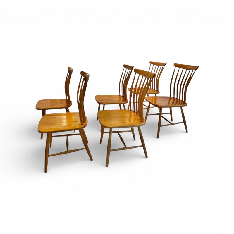 S 407 AG set of 8 Akerblom chairs, Sweden 
