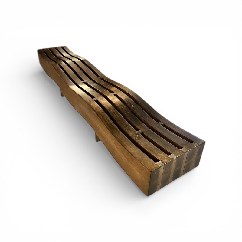 S 408 RD Wood bench, circa 1980