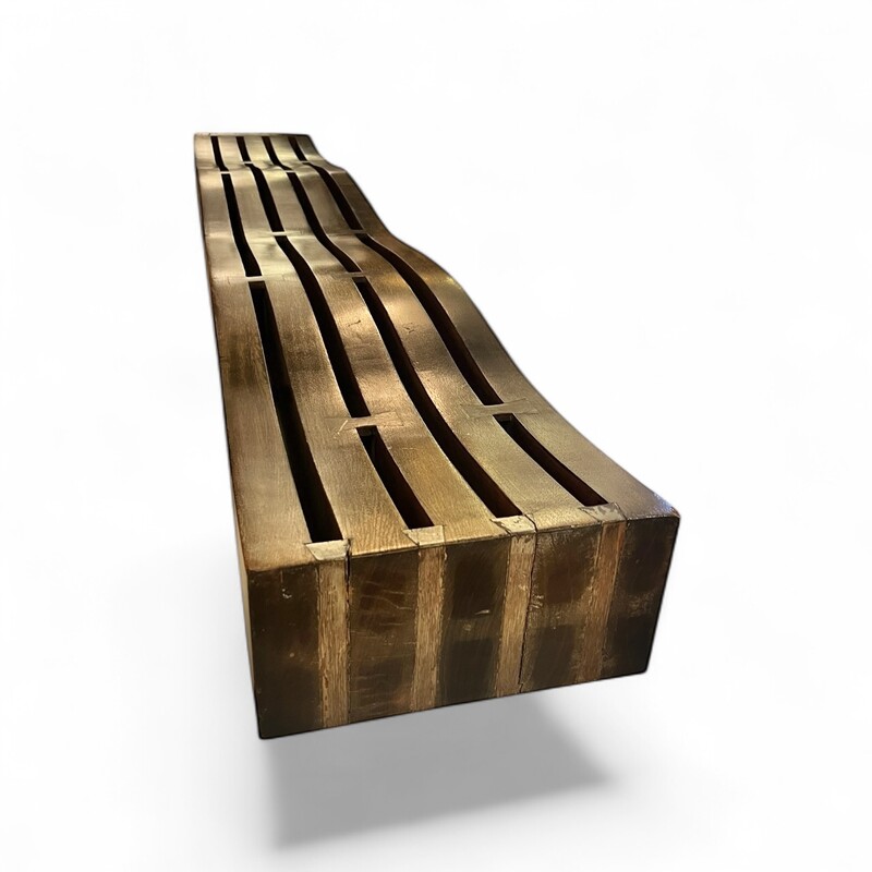 S 408 RD Wood bench, circa 1980