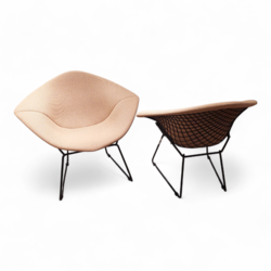 S 503 JB Pair Diamond chairs Knoll intarnational new upholstery