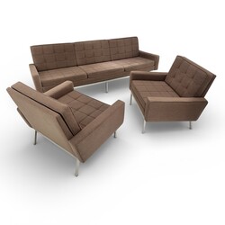 S 506 AV Lounge sofa + 2 armchairs by Florence Knoll
