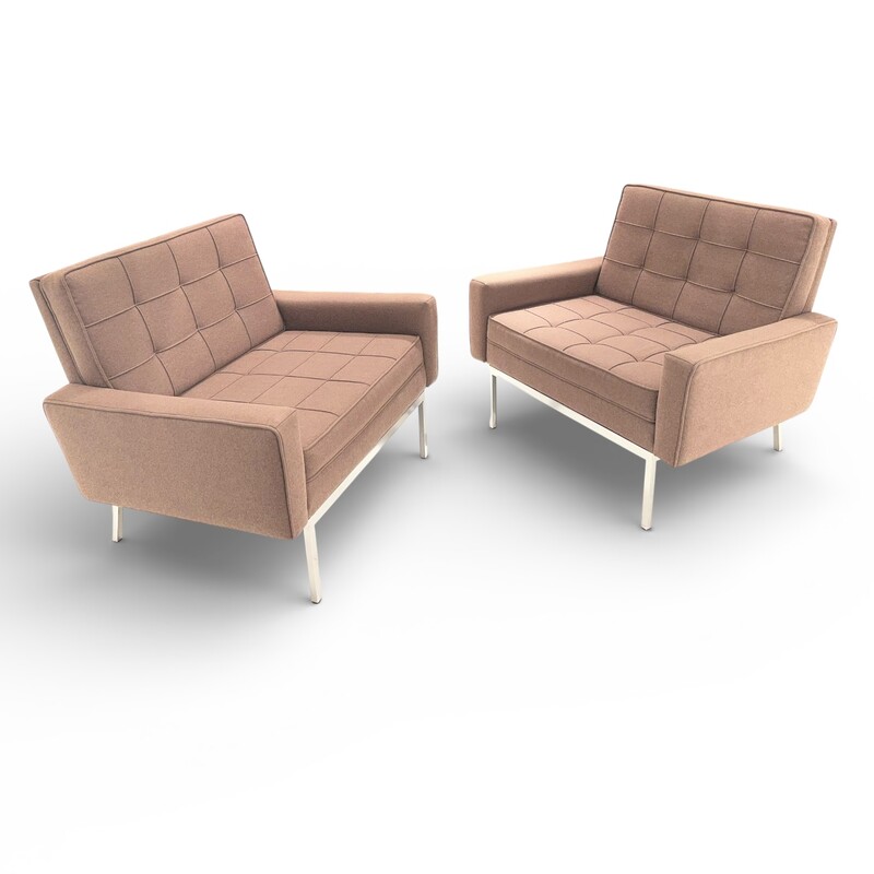 S 506 AV Lounge sofa + 2 armchairs by Florence Knoll