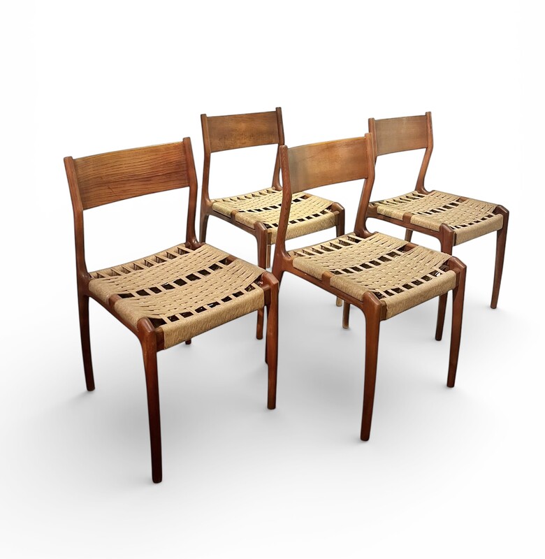 S 507 APO set of 4 Havana chairs by Gessef for Consorzio  Friuli 