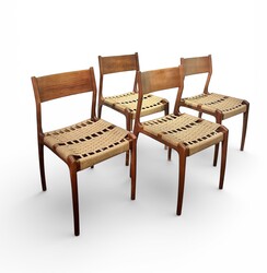 S 507 APO set of 4 Havana chairs by Gessef for Consorzio  Friuli 