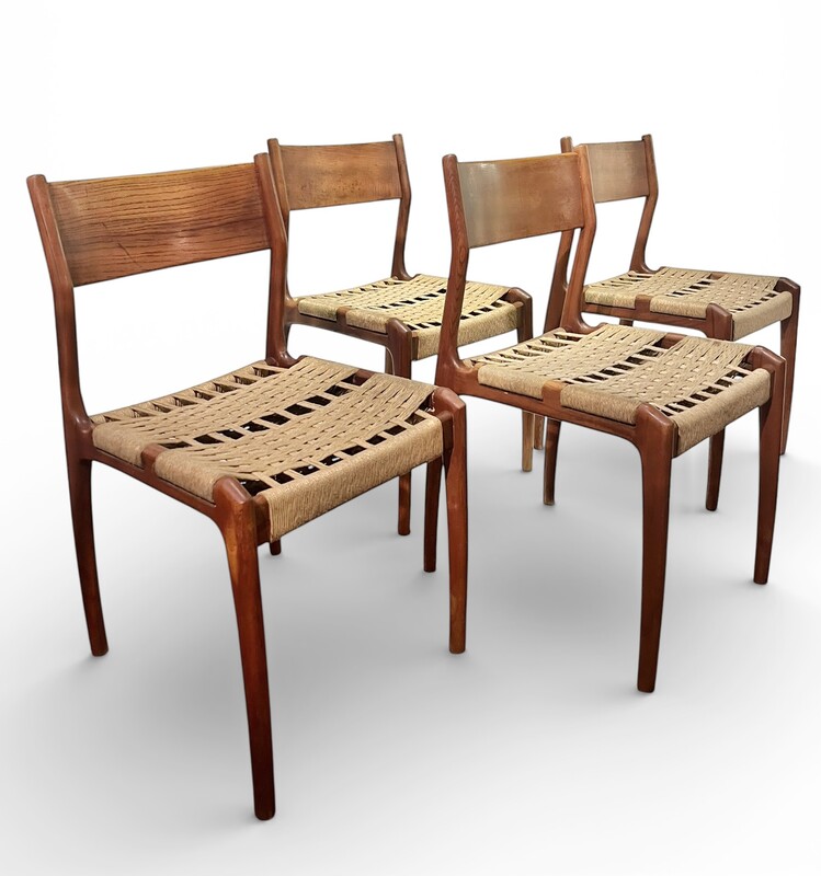 S 507 APO set of 4 Havana chairs by Gessef for Consorzio  Friuli 