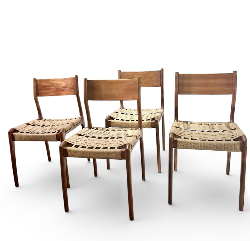 S 507 APO set of 4 Havana chairs by Gessef for Consorzio  Friuli 
