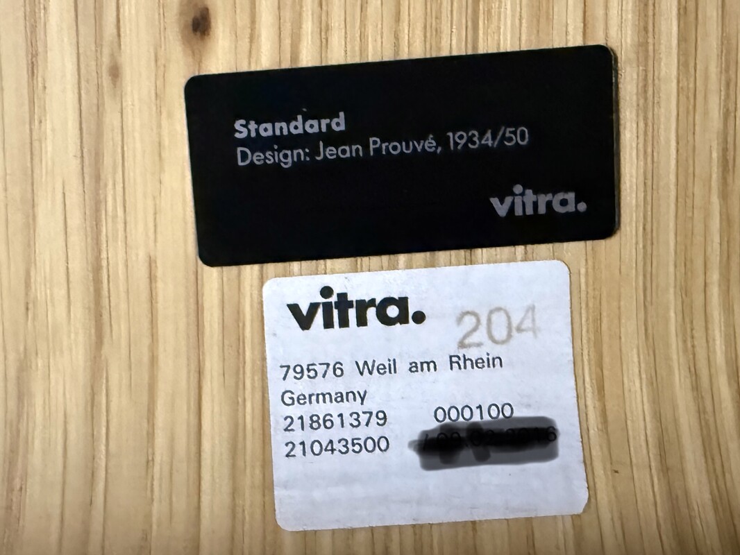 S 508 AG set of 6 Chairs Jean Prouve vitra Standard