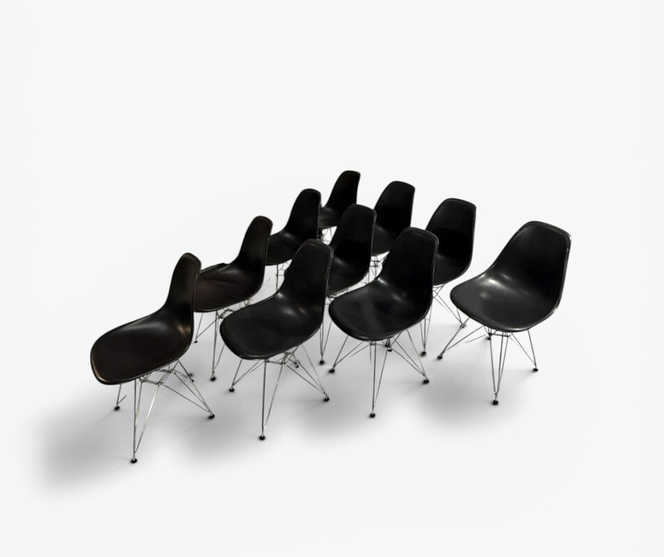 S 512 AG set of 10 Eames Chairs RE DSR by Vitra