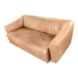 S 525 JC Bufalo leather 3 seater sofa DS47 by Desede 1980s 