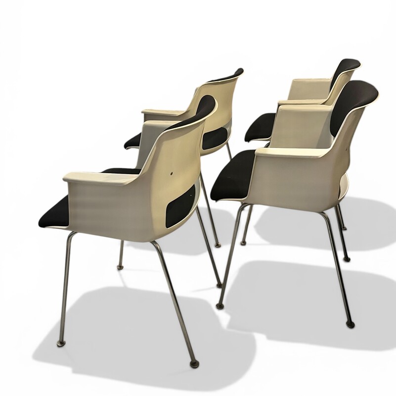 S 528 TH set of 4 Space age chairs, ANDRE CORDEMEYER, model 2225 for GISPEN