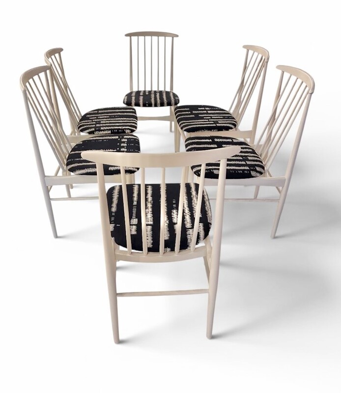 S 533 AS set of 6 chairs by E.M Dettinger for Lucas Schaidt, 1960’s