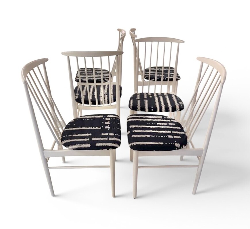 S 533 AS set of 6 chairs by E.M Dettinger for Lucas Schaidt, 1960’s