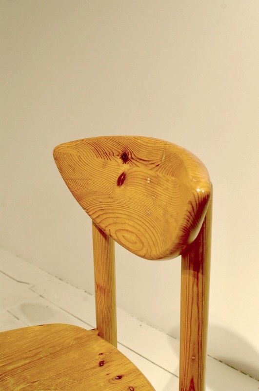 S 534 Dan Pair pine wood chairs by Rainer Daumiller, Denmark 1970s