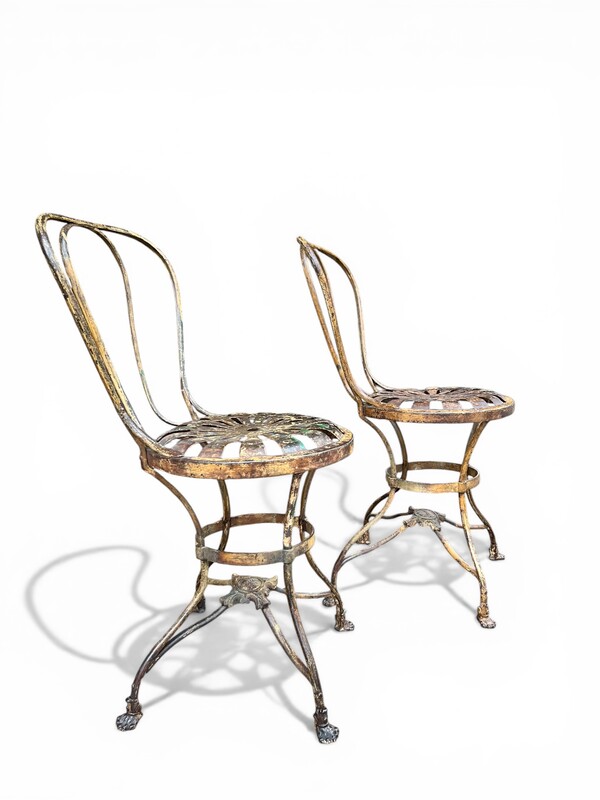 S 541 RD pair of Pair of garden chair, Arras Saint-Sauveur, 19th c.