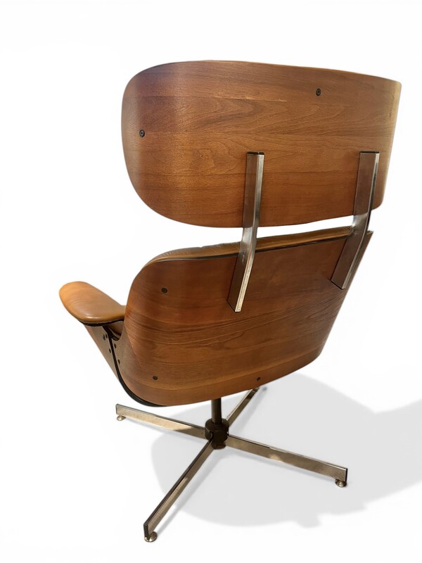 S 543 JB Plycraft / Selig USA Lounge Chair Inspired by the Eames Lounge Chair 1960s