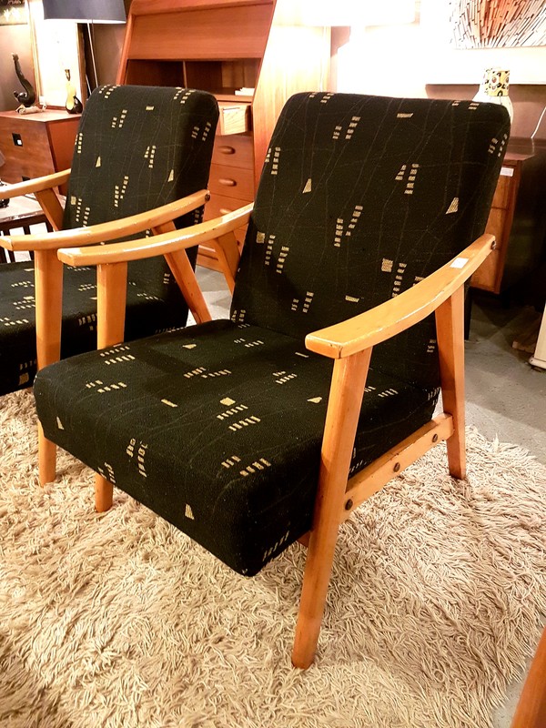 S 554 JC Pair clubs armchairs 1960s