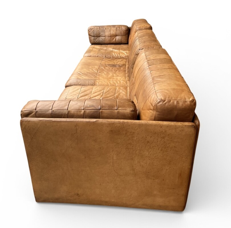 S 555 SC 3 seats modular leather sofa, 1970’s
